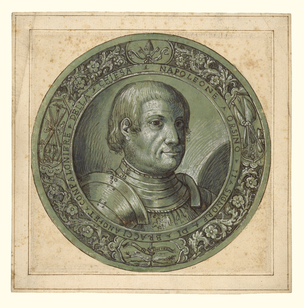 Bernardino CapitelliAttributed to:Portrait of Napoleone Orsi, Poster Print Wall Art