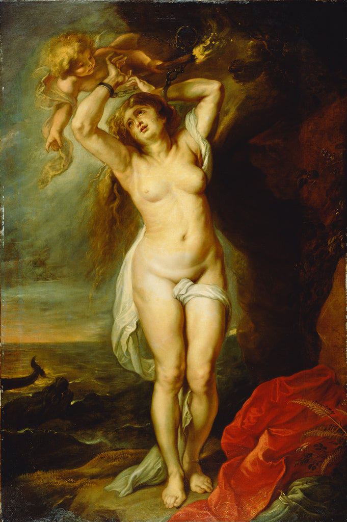 Peter Paul RubensWorkshop of:Andromeda, Poster Print Wall Art