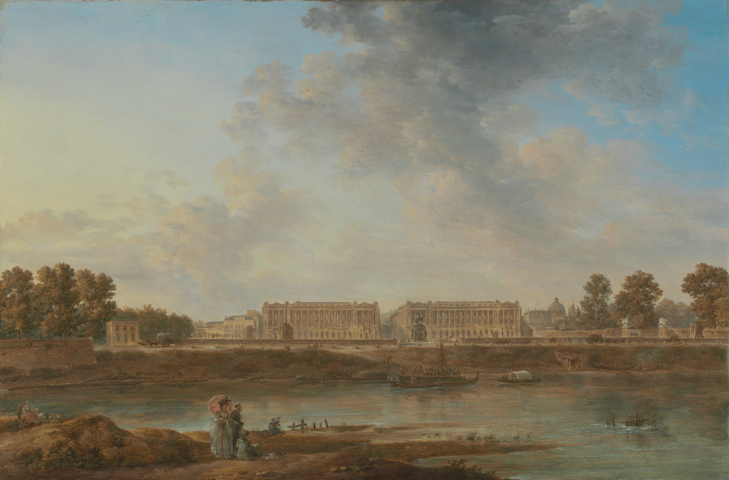 Alexandre-Jean NoëlAttributed to:A View of Place Louis XV, Poster Print Wall Art