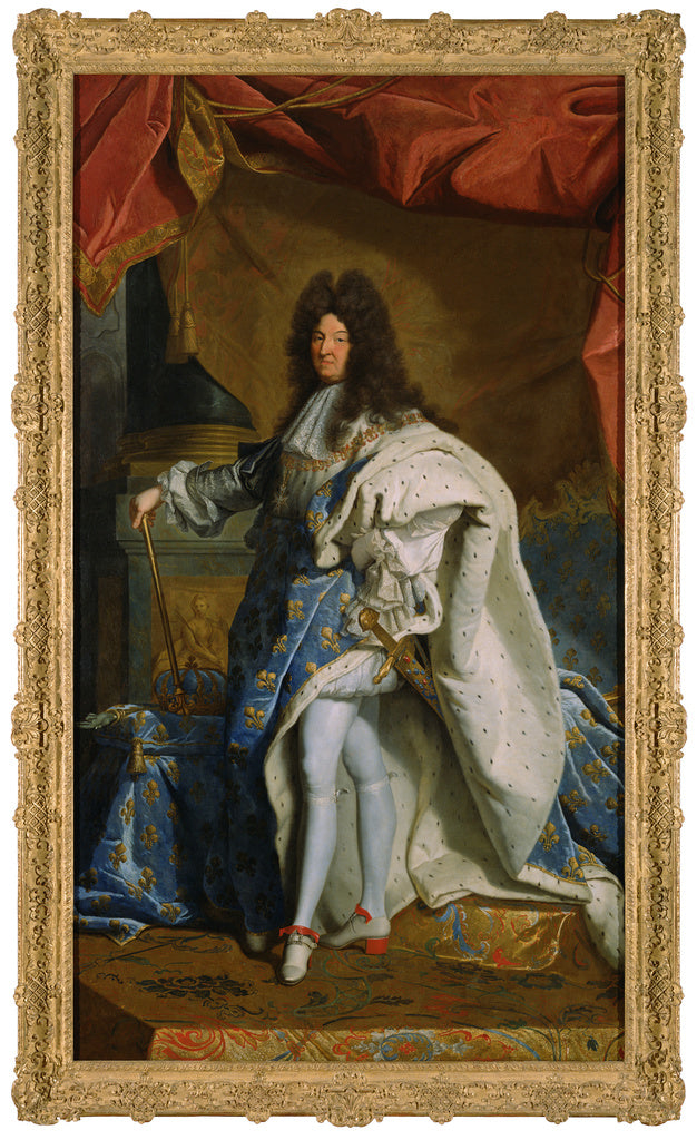 Hyacinthe RigaudAfter:Portrait of Louis XIV, Poster Print Wall Art