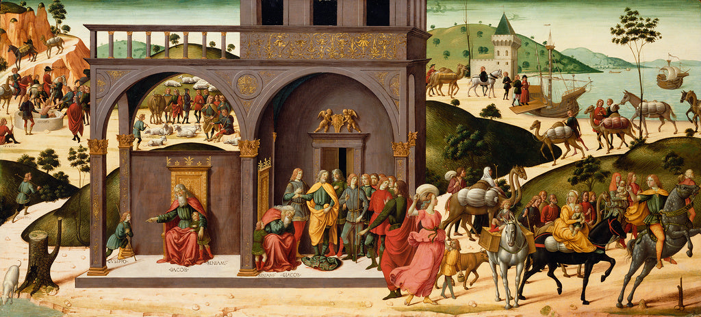 Biagio d'Antonio  1446 - after 1508):The Story of Joseph,16x12"(A3)Poster