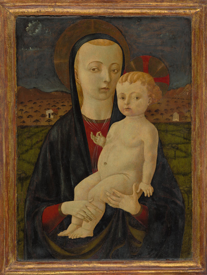 Paolo UccelloWorkshop of:Madonna and Child,16x12