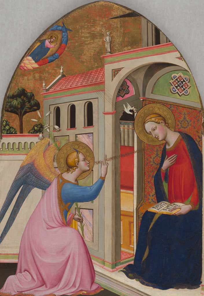 Tommaso del Mazza:The Annunciation, Poster Print Wall Art