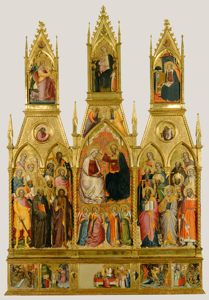 Cenni di Francesco di Ser Cenni , active 1369/1370 - 1415):P, Poster Print Wall Art