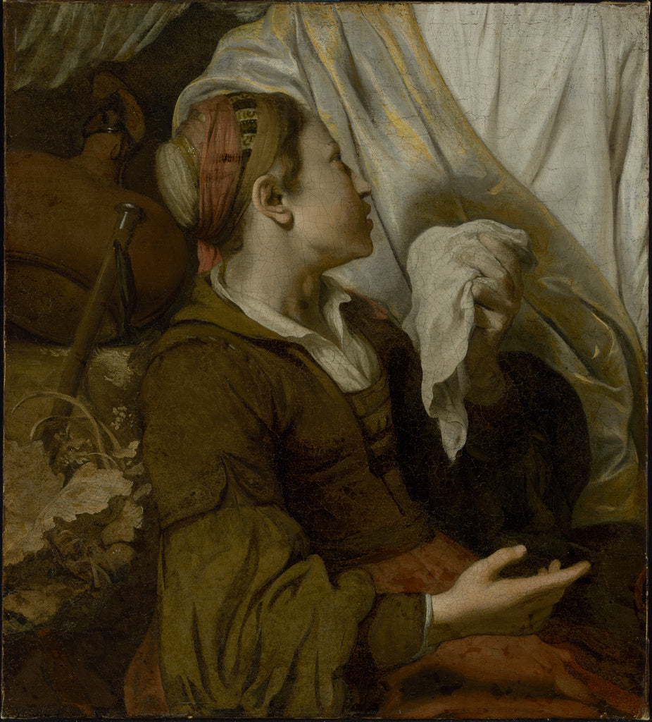 Gerbrand van den Eeckhout:Hagar Weeping, Poster Print Wall Art