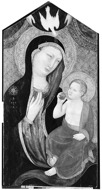 Lippo di Benivieni:Madonna and Child -16x12"(A3) Poster