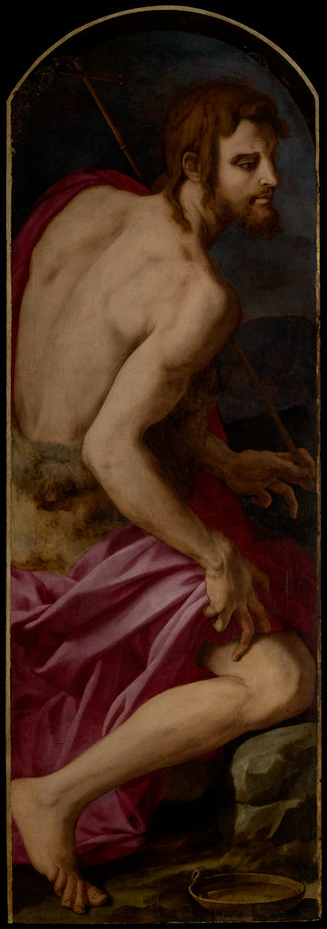 Agnolo Bronzino:Saint John the Baptist, Poster Print Wall Art