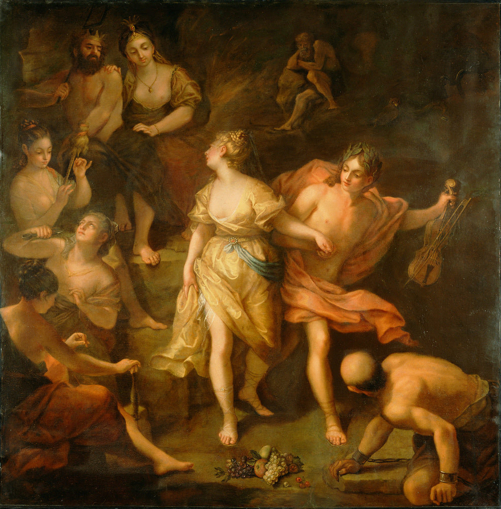 Jean Raoux:Orpheus and Eurydice, Poster Print Wall Art