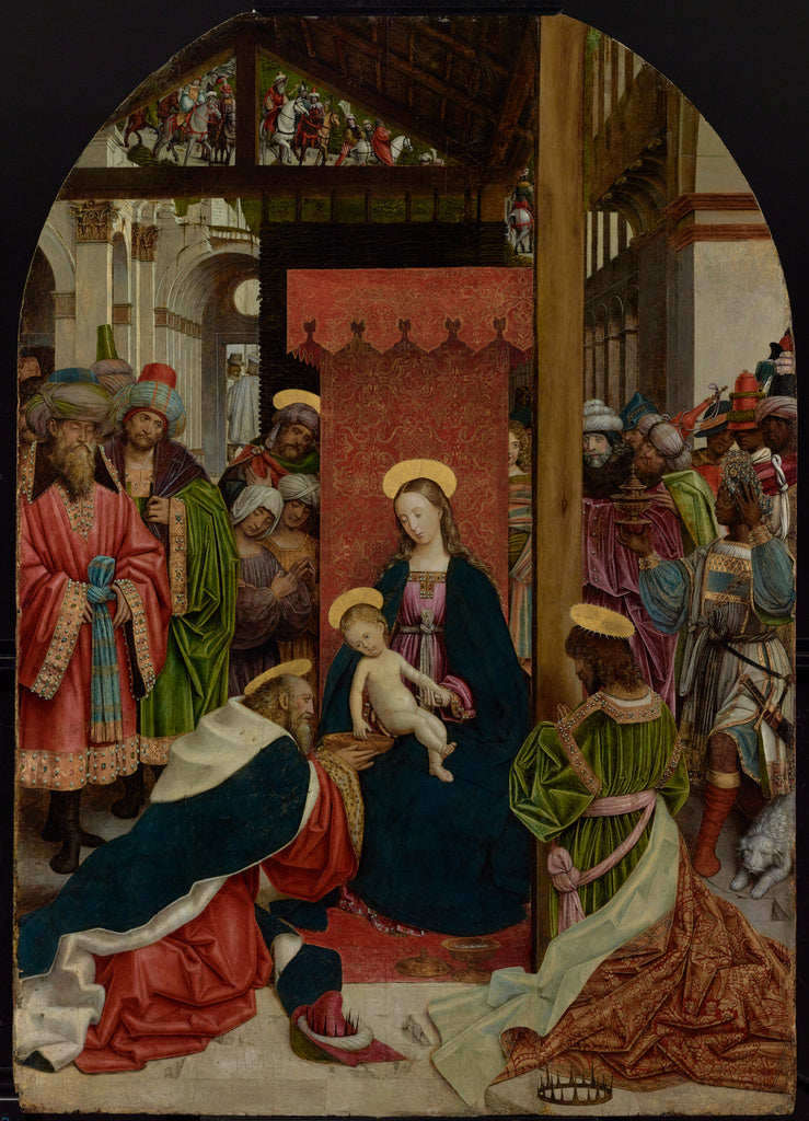 Defendente Ferrari:Adoration of the Magi,16x12"(A3)Poster