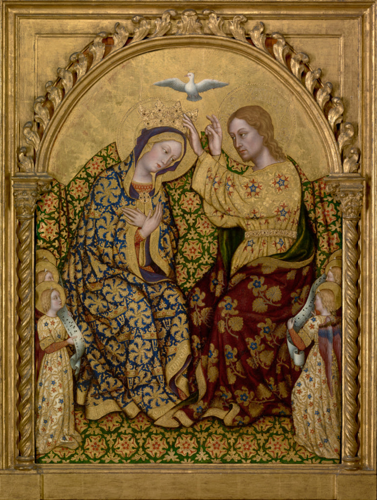 Gentile da Fabriano:Coronation of the Virgin, Poster Print Wall Art