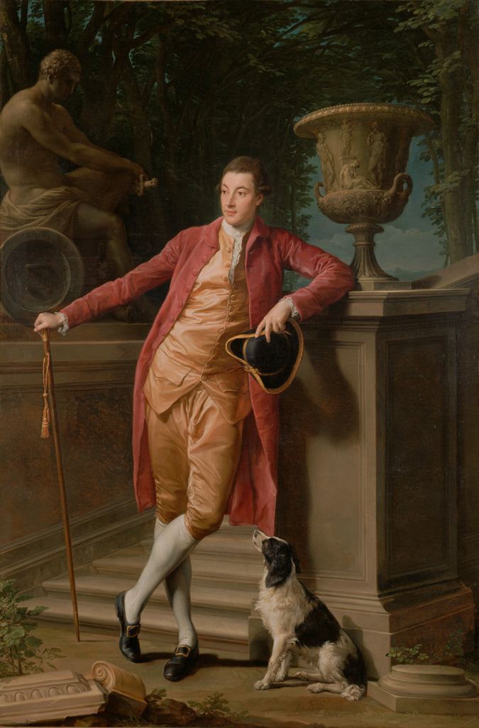 Pompeo Batoni , 1708 - 1787):Portrait of John Talbot, later , Poster Print Wall Art