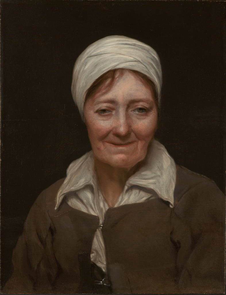 Michael Sweerts:Head of a Woman, Poster Print Wall Art