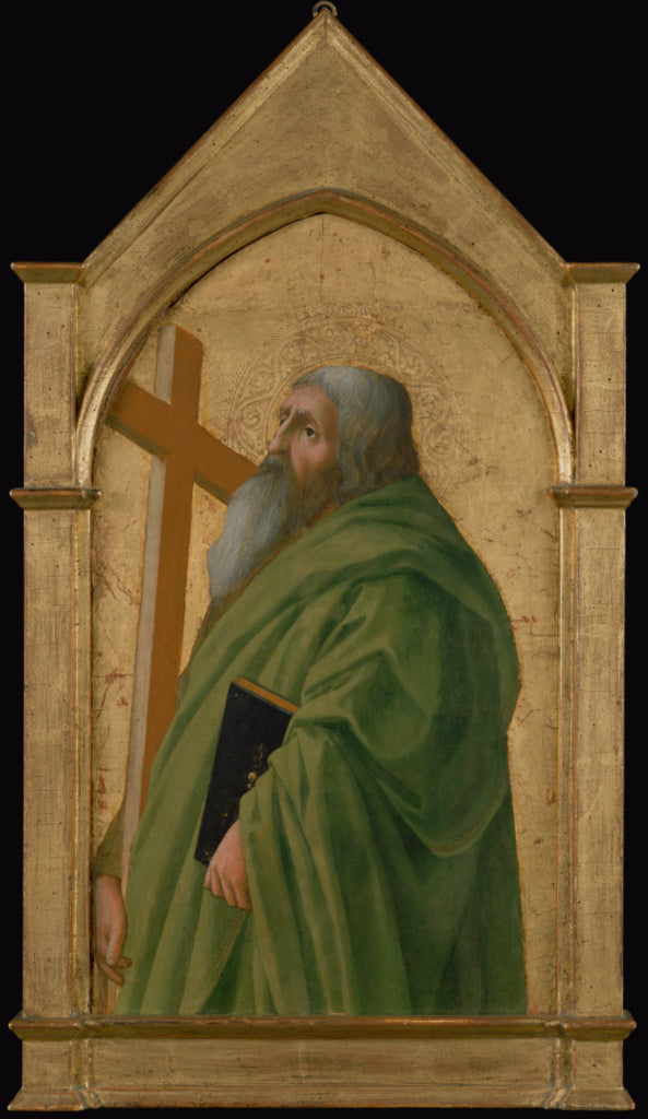 Masaccio  , 1401 - 1428):Saint Andrew, Poster Print Wall Art