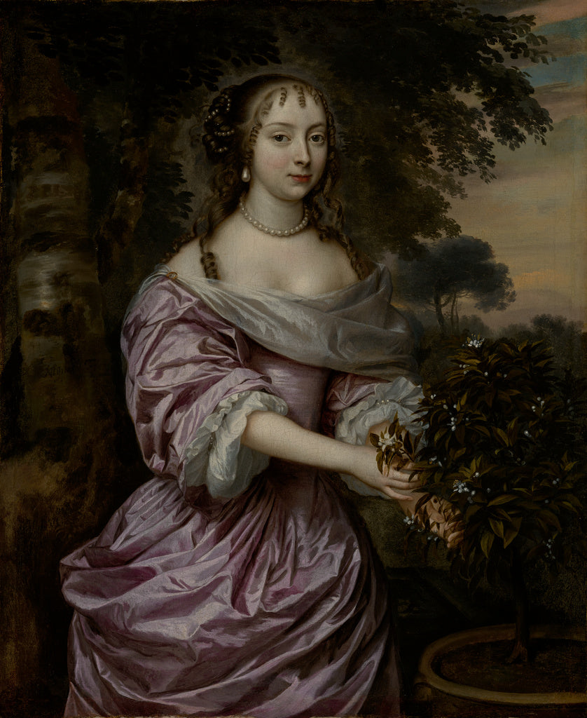 Jan Mytens:Portrait of a Woman, Poster Print Wall Art