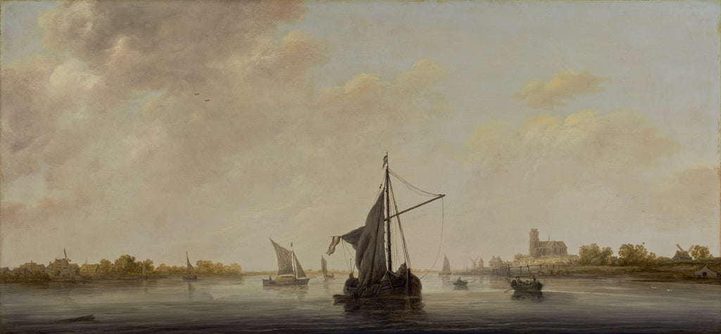 Aelbert Cuyp:A View of the Maas at Dordrecht,16x12"(A3)Poster