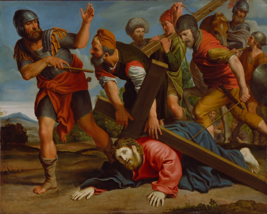 Domenichino :The Way to Calvary, Poster Print Wall Art