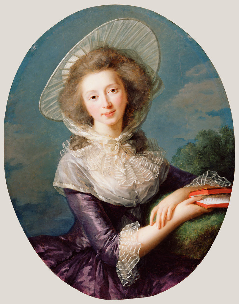 elisabeth Louise Vigée Le Brun:The Vicomtesse de Vaudreuil,16x12"(A3)Poster