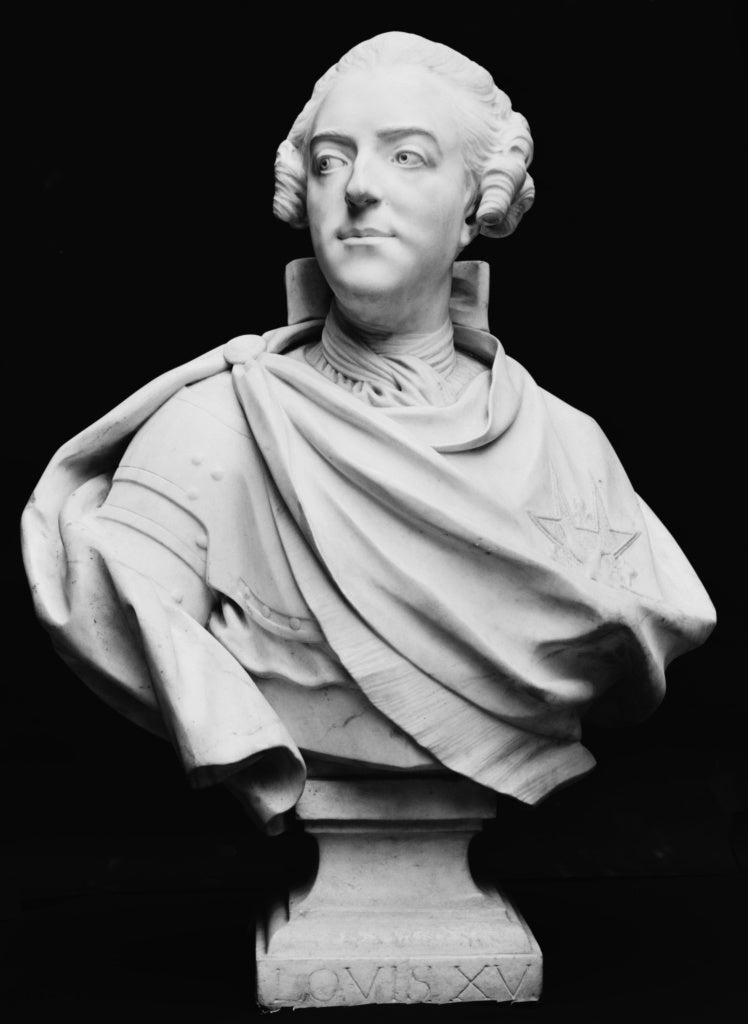 Jean-Baptiste Lemoyne IIIn the style of:Bust of Louis XV, Poster Print Wall Art