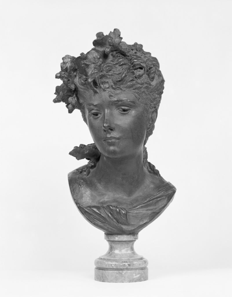 Unknown Faker of Auguste Rodin:Bust of a Young Woman, Poster Print Wall Art