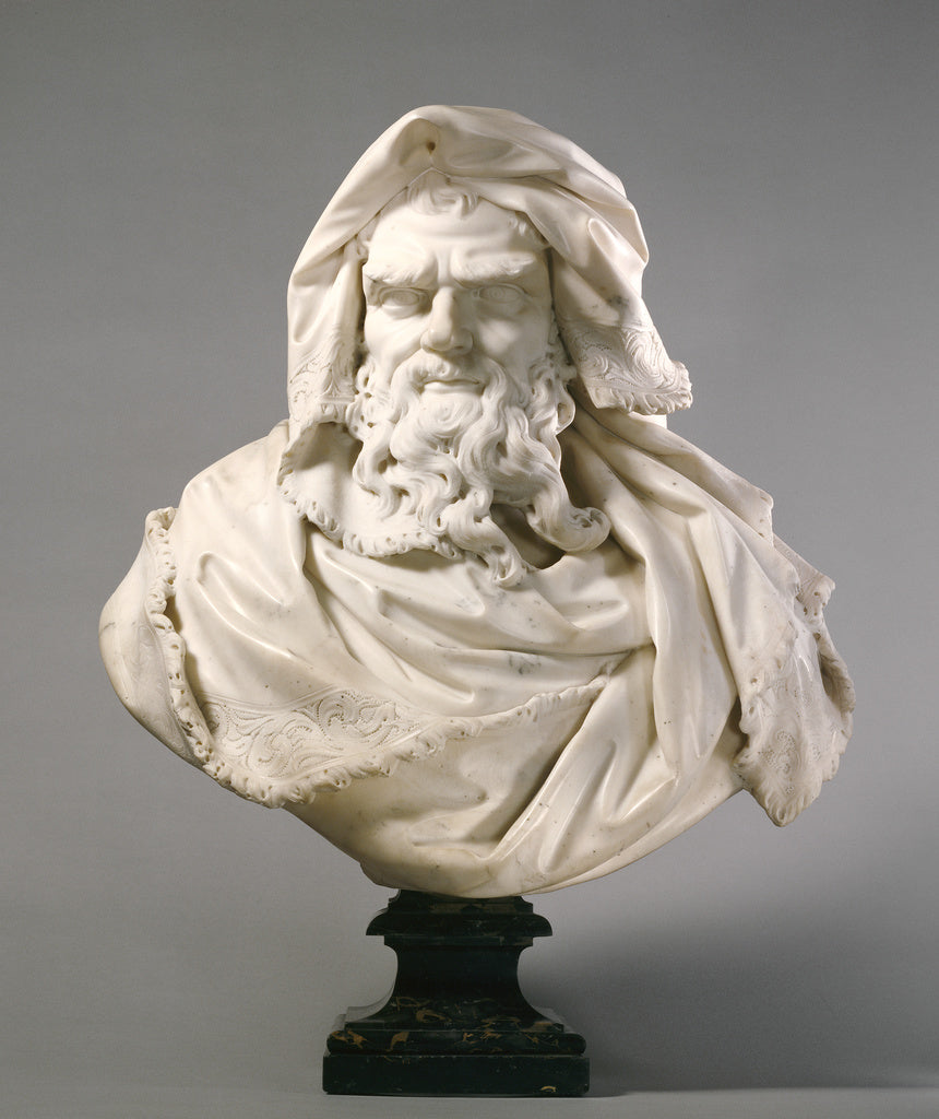 Paul Heermann:Bust of Winter, Poster Print Wall Art