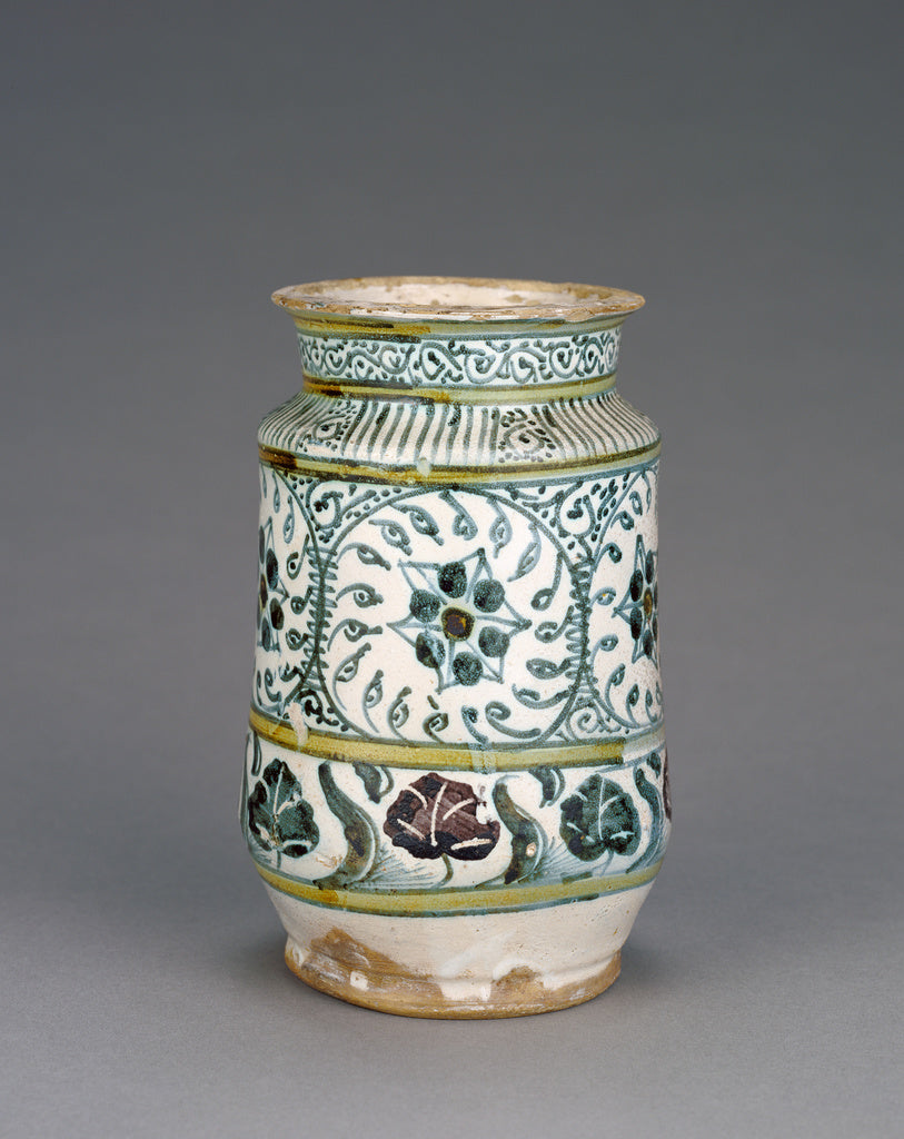 Unknown:Jar with Foliate Decoration, Poster Print Wall Art