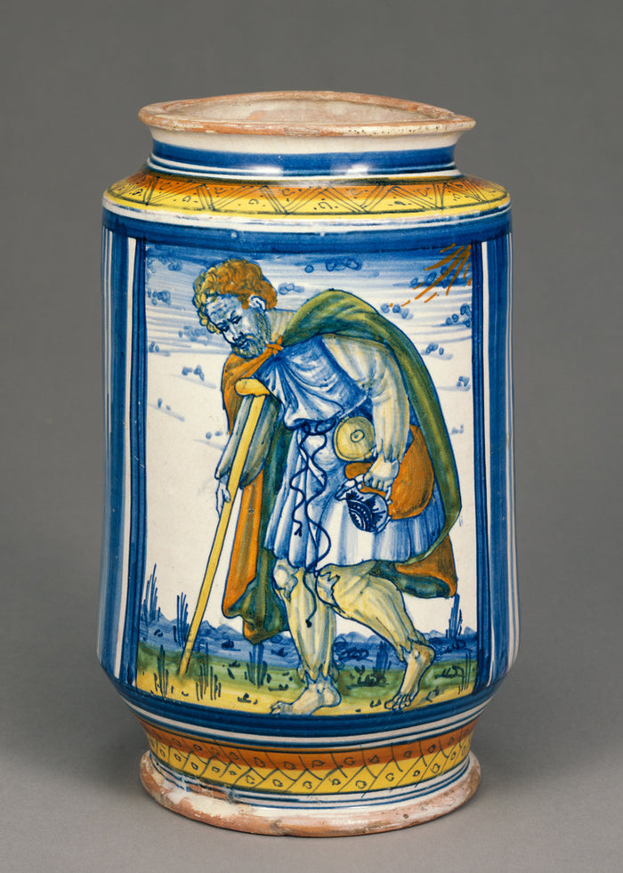 Unknown:Jar with a Lame Peasant,16x12