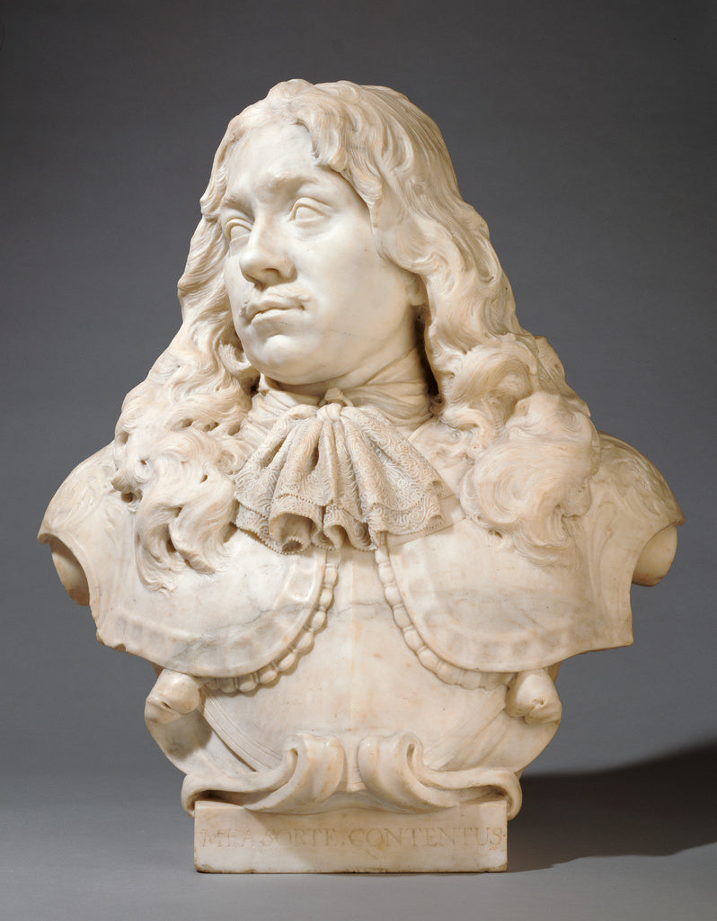 Rombout Verhulst:Bust of Jacob van Reygersberg (1625 - 1675), Poster Print Wall Art