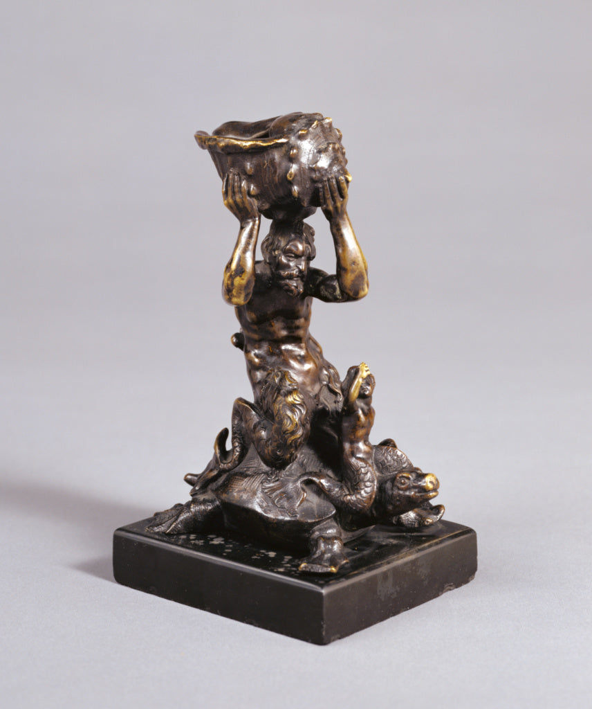 Unknown:Triton Riding a Tortoise, Poster Print Wall Art