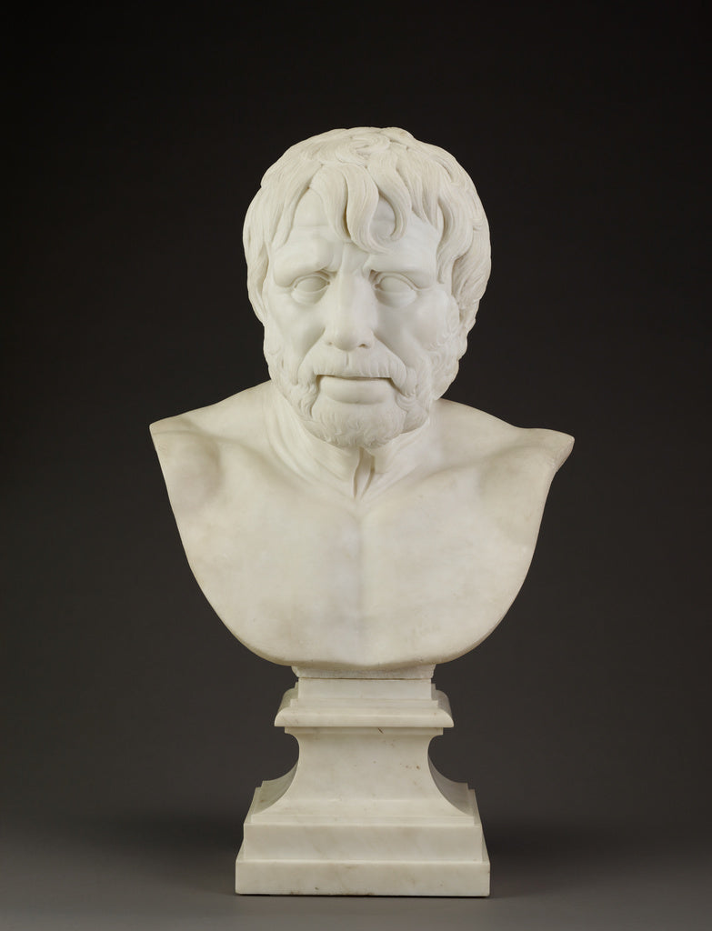 Joseph Wilton:Bust of Pseudo-Seneca (after the antique),16x12"(A3)Poster