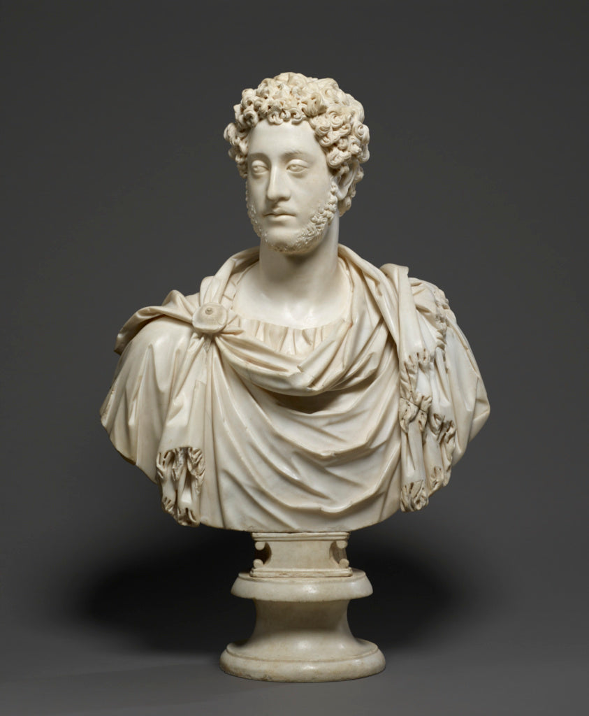 Unknown maker, Roman:Bust of Emperor Commodus, Poster Print Wall Art