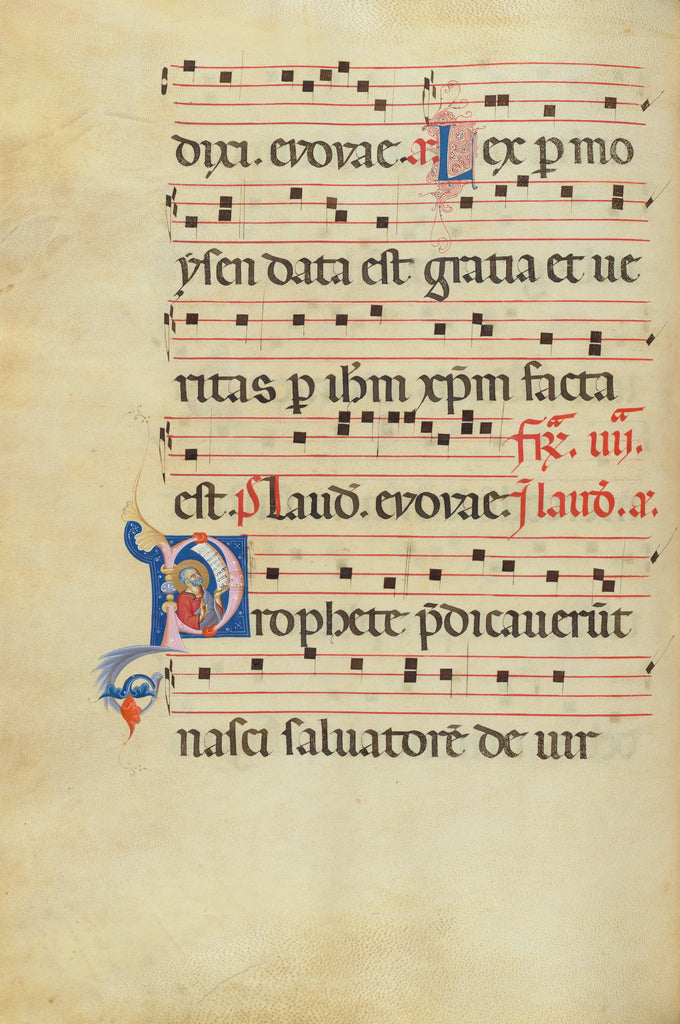 Unknown:Initial P: Isaiah, Poster Print Wall Art