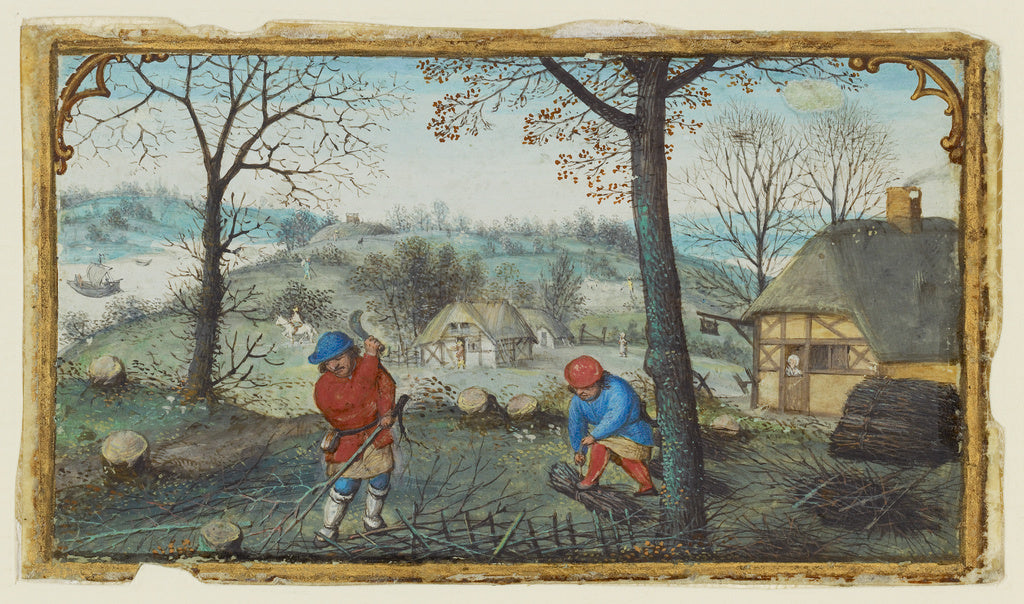 Simon Bening:Calendar Miniatures from a Book of Hours, Poster Print Wall Art