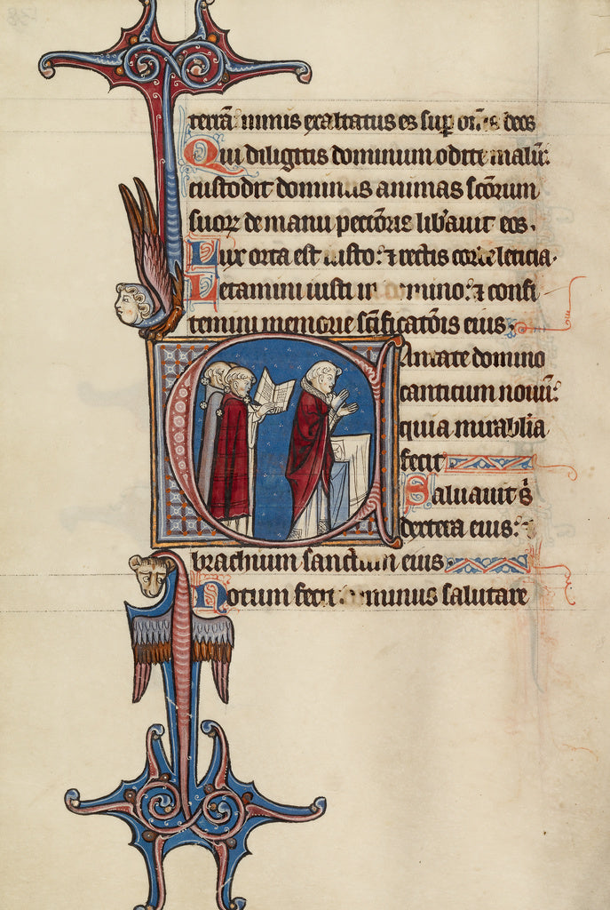 Bute Master:Initial C: Clerics Singing, Poster Print Wall Art