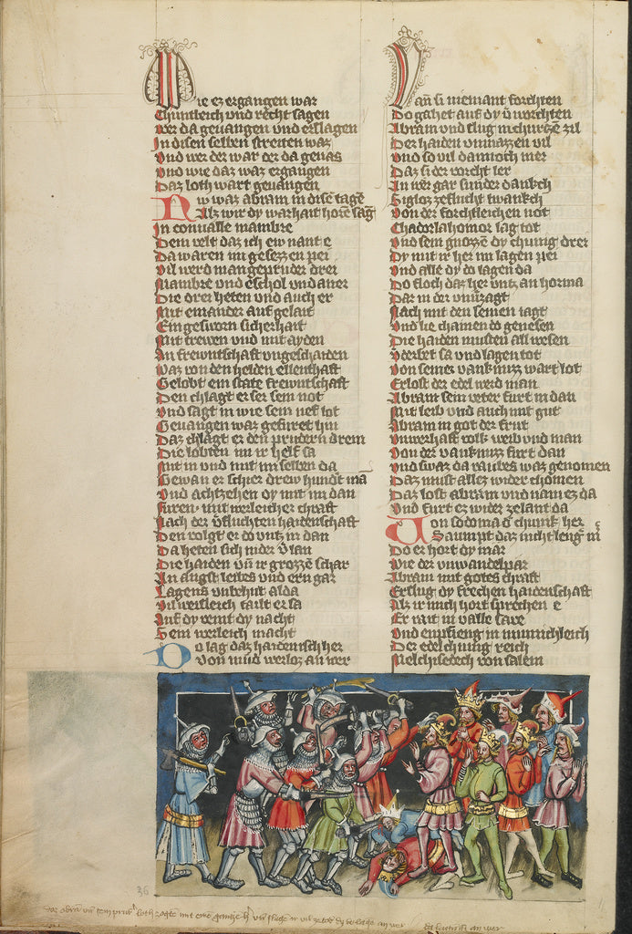 Rudolf von EmsUnknown:Abraham's Victory over the Four Kings,16x12