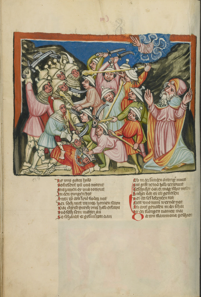 Rudolf von EmsUnknown:The Defeat of the Amorites, Poster Print Wall Art