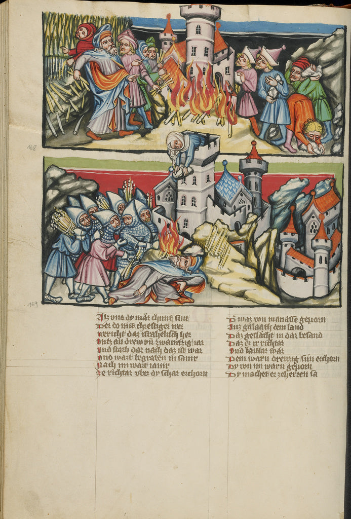 Rudolf von EmsUnknown:Abimelech Destroying Shechem; Abimelec,16x12