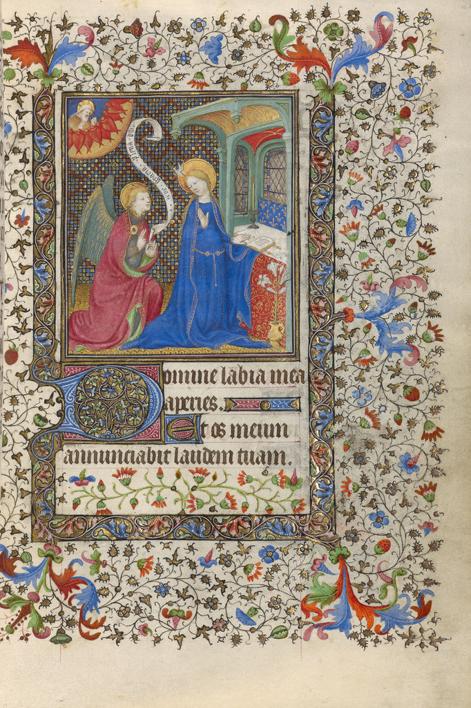 Boucicaut Master and Workshop:The Annunciation,16x12"(A3)Poster