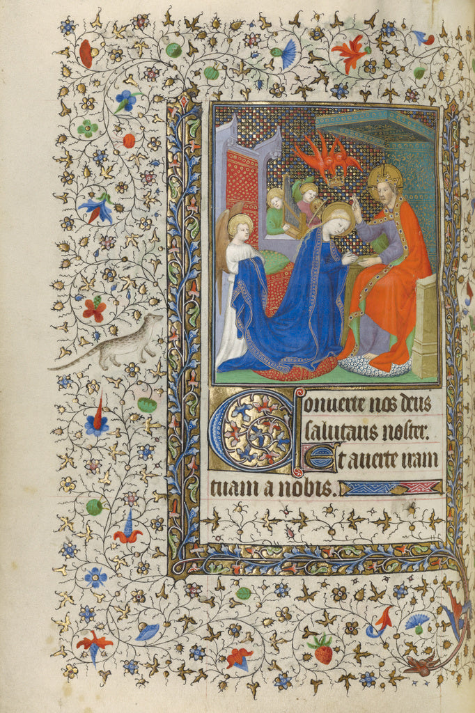 Boucicaut Master and Workshop:The Coronation of the Virgin, Poster Print Wall Art