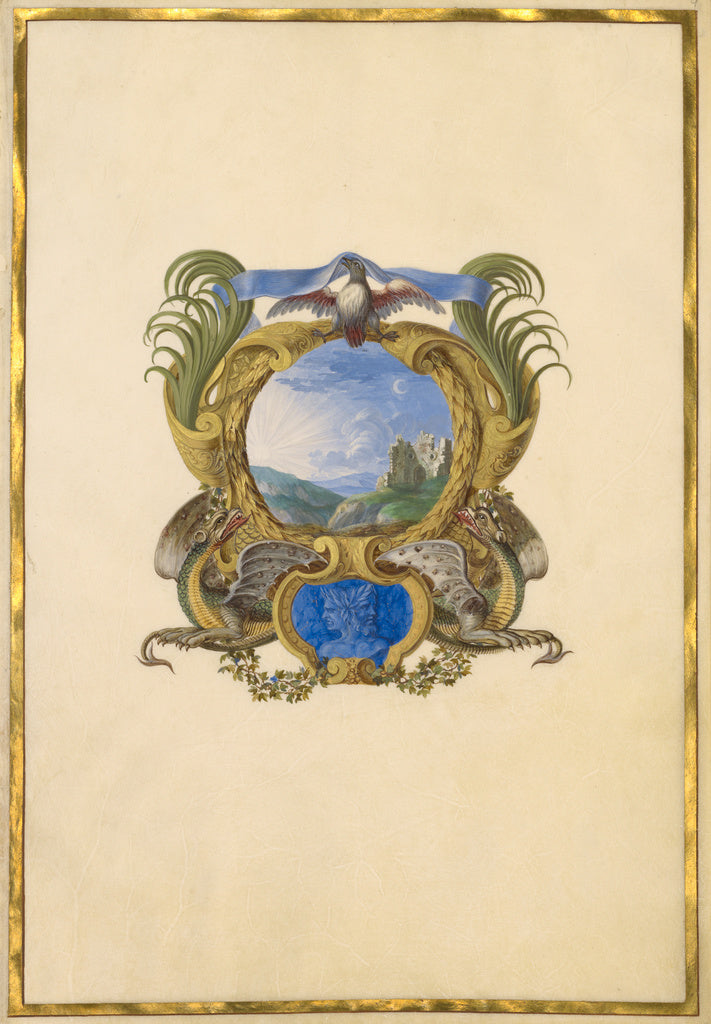 Jacques Bailly:Emblem for Louis XIV (Fol. 9),16x12"(A3)Poster