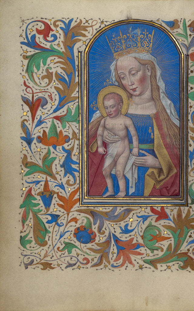 Unknown:The Virgin and Child, Poster Print Wall Art