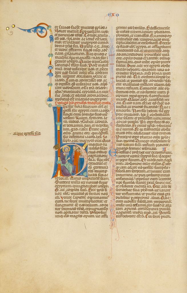 Unknown:Initial H: Moses Speaking to the Israelites, Poster Print Wall Art
