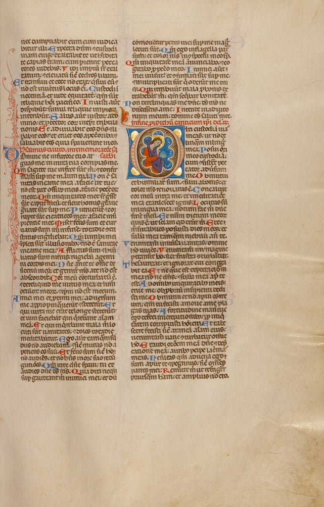 Unknown:Initial D: David Reading the Psalms, Poster Print Wall Art