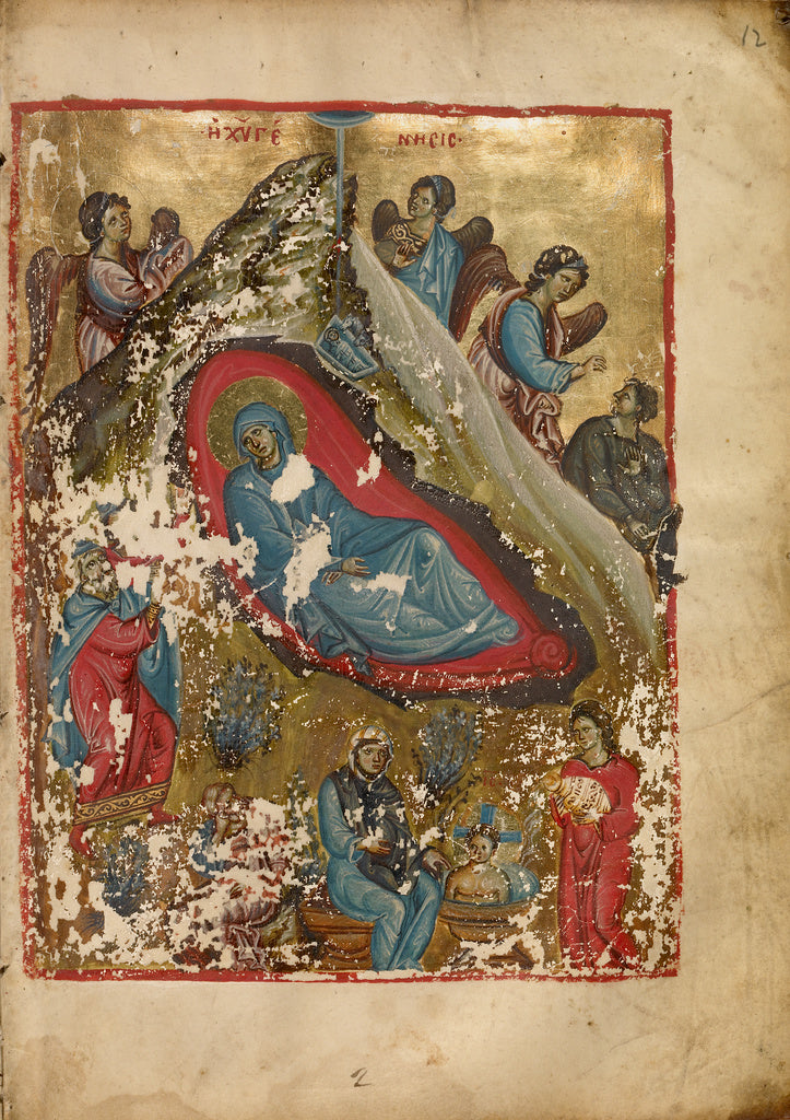 Unknown:The Nativity, The Annunciation to the Shepherds, The, Poster Print Wall Art