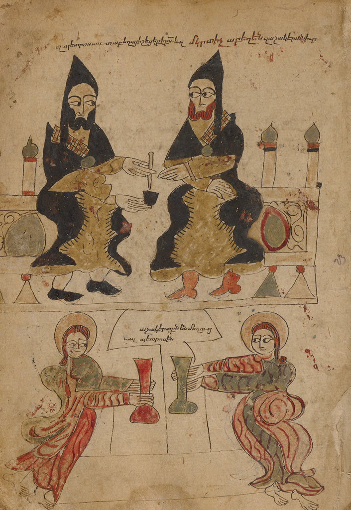 Unknown:The Scribe Petros and his Pupils, Poster Print Wall Art