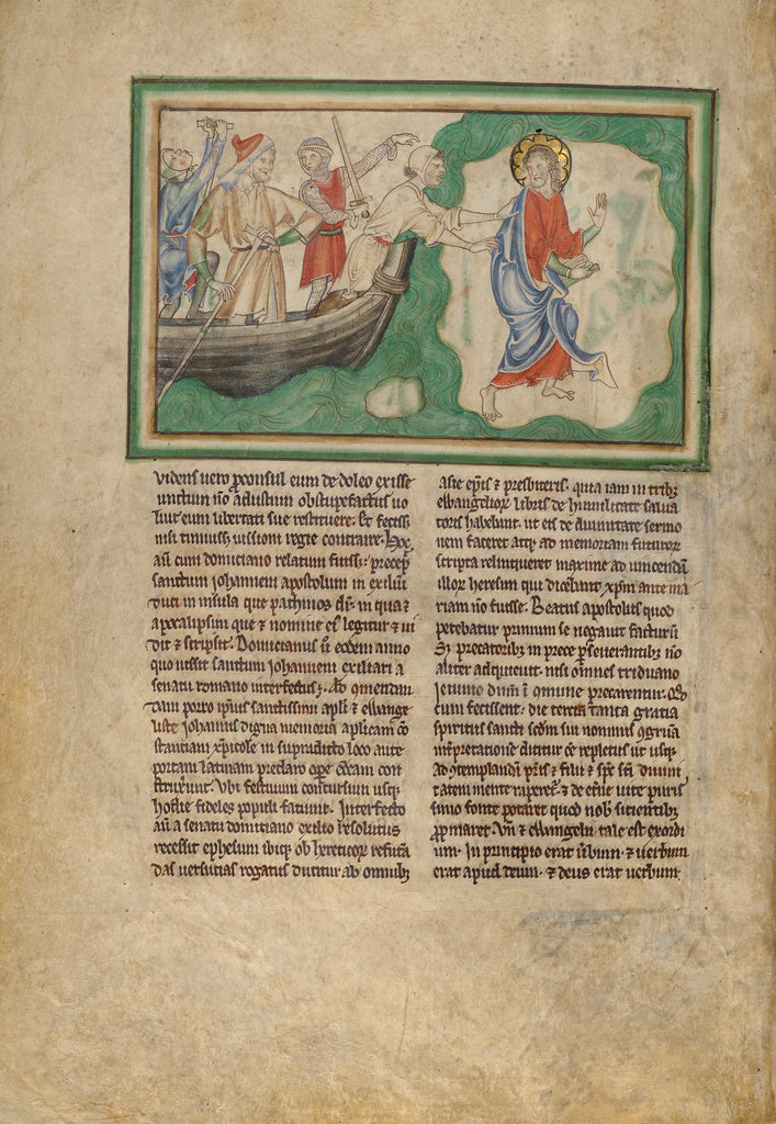 Unknown:The Arrival of Saint John on Patmos, Poster Print Wall Art