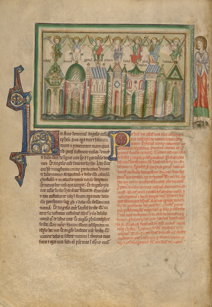 Unknown:The Seven Churches of Asia Minor, Poster Print Wall Art