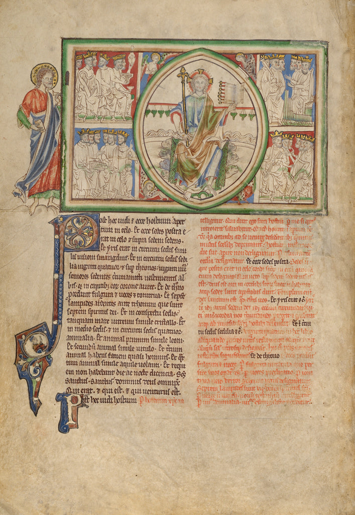 Unknown:The Vision of the Throne of God and the Twenty-Four , Poster Print Wall Art