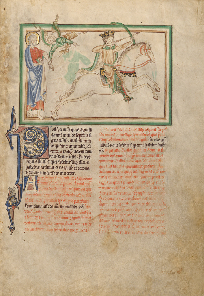 Unknown:The Opening of the First Seal: The First Horseman, Poster Print Wall Art