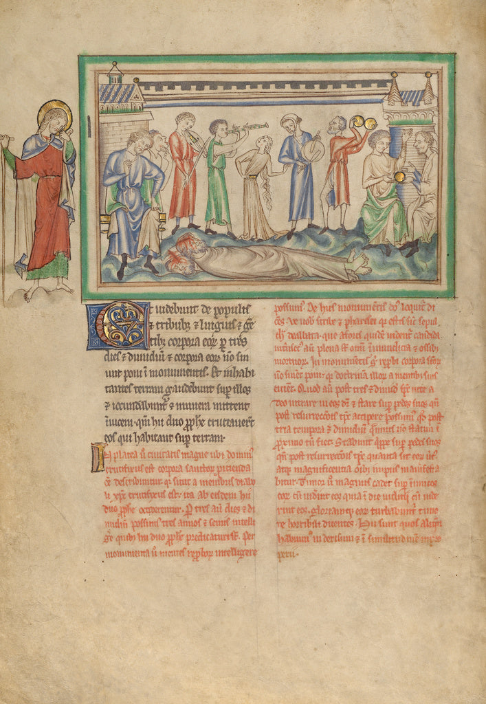 Unknown:The Unburied Bodies of the Two Witnesses and the Rej, Poster Print Wall Art