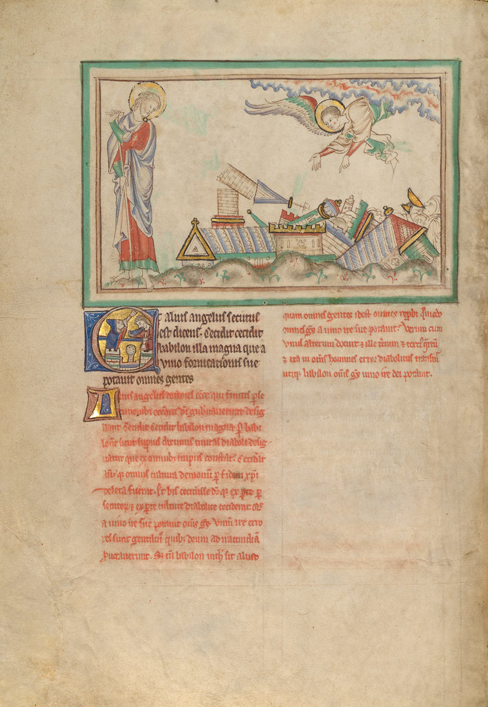 Unknown:The Second Angel and Babylon Destroyed, Poster Print Wall Art